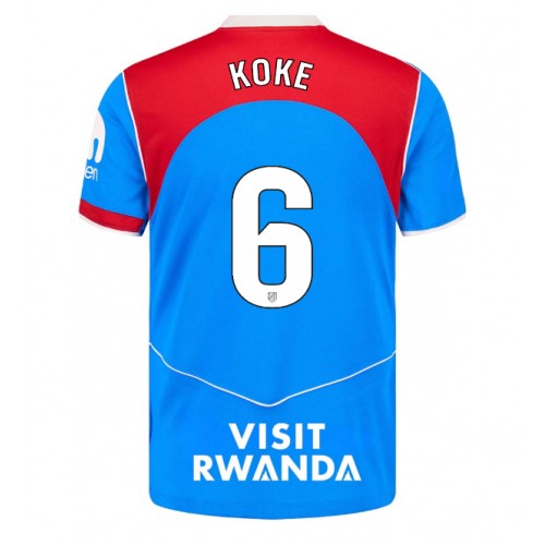 Atletico Madrid Koke #6 Tredjetrøje 2025-26 Kortærmet